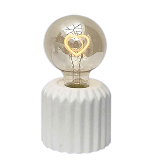 Lampe en Céramique - Coeur