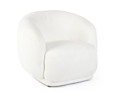Fauteuil Tecla - Bouclette Blanc