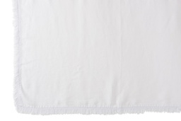 [33553] Couverture à Franges en Lin (fine)