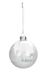 Boule de Noël - Forêt & Renne