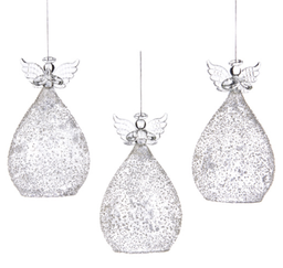 Décoration de Noël - Ange Perlé