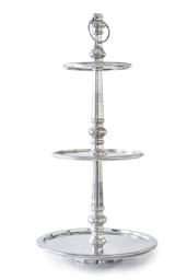 [9047] Plateau 3 étages en aluminium