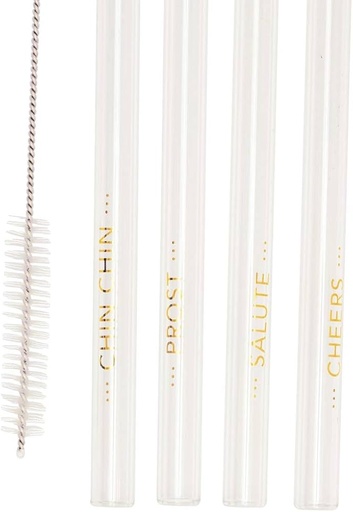 Pailles en Verre (4p.)
