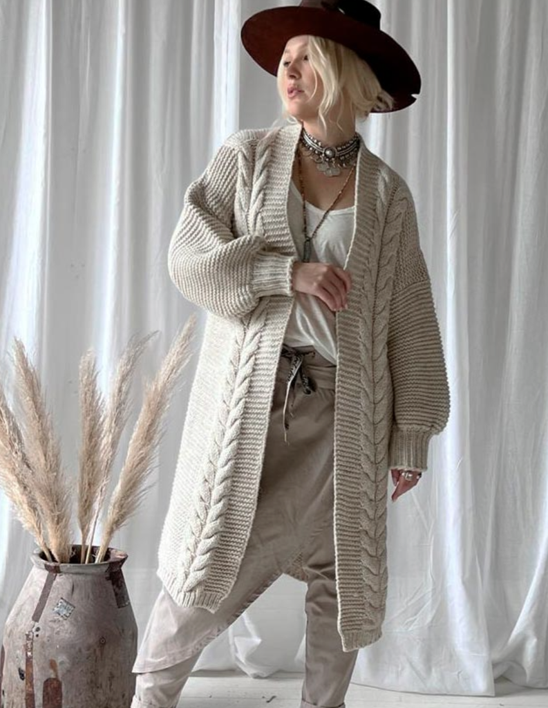Bypias Slowly Morning Cardigan - Beige