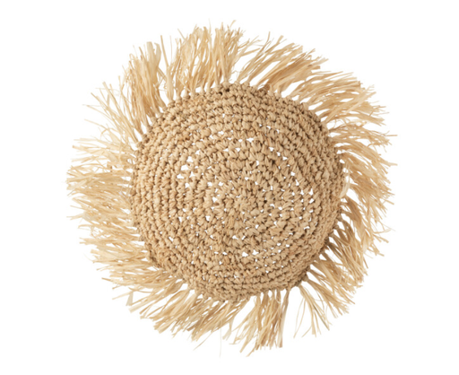 Coussin Rond - Raphia