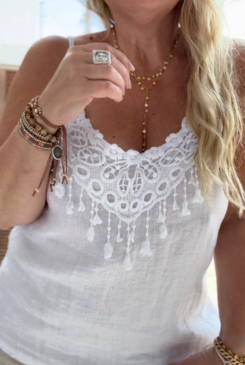 BYPIAS - Top Perlie (white)