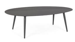 Table Basse en Aluminium - Ridley Anthracite (120x75)