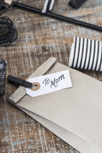 [77955] Pochette en Papier Kraft M