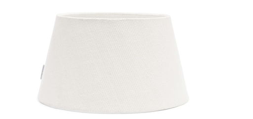 Abat-Jour en lin blanc 38x21