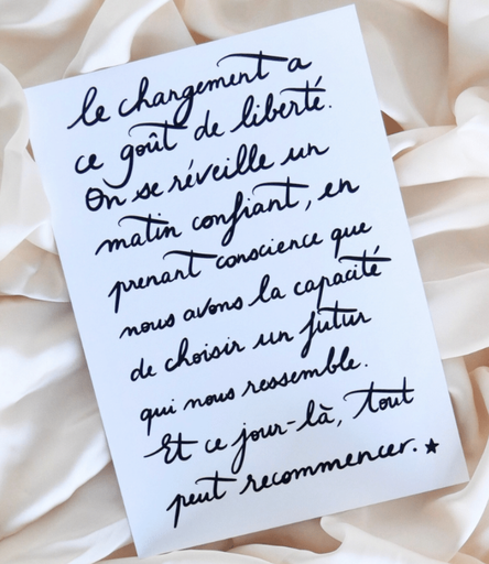 Carte Mantra - Le changement a ce goût de...