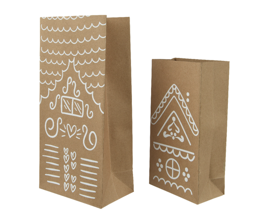 Set Sachet Kraft - Noël