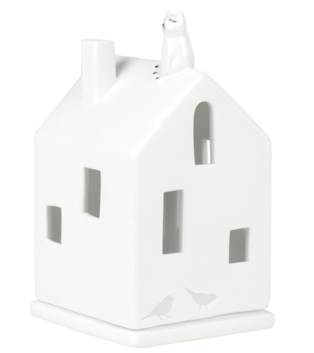 Photophore - Maison en Porcelaine