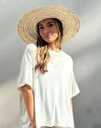 BYPIAS - T-Shirt Bamboo Oversize blanc