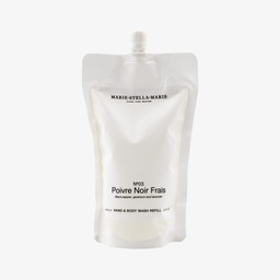 [83019] Recharge Savon Mains et Corps - Poivre Noir Frais