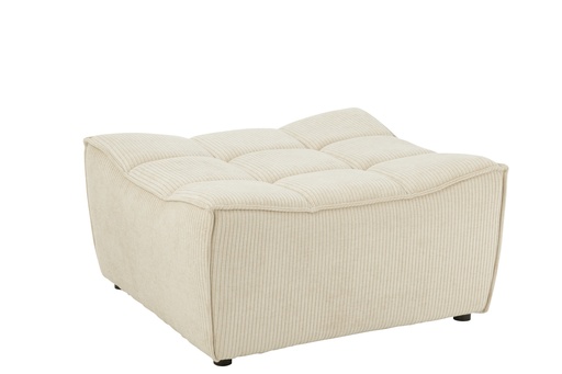 Canapé Mondo - Module Pouf (beige clair)