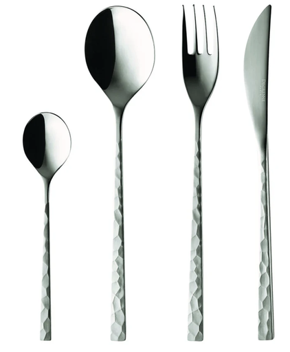 DEGRENNE - Coffret Couverts Fuse Martelé (24 pièces)