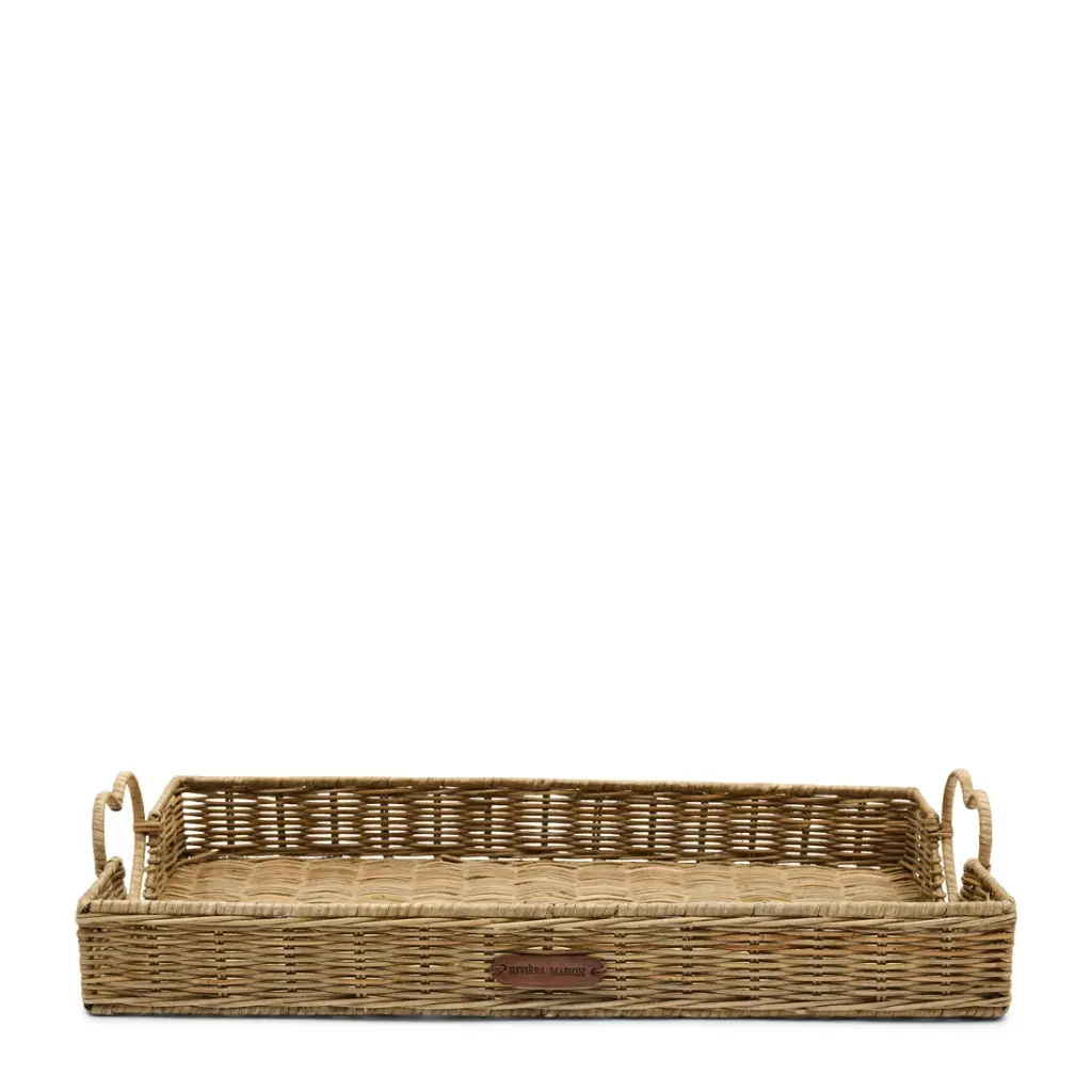 PLATEAU EN ROTIN ET CANNAGE BAHIA | Maison Coeur