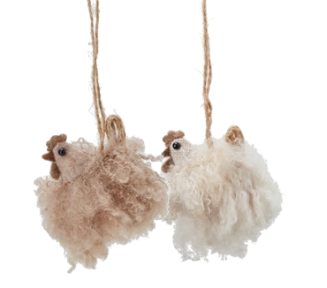 Poule à Suspendre - Fluffy