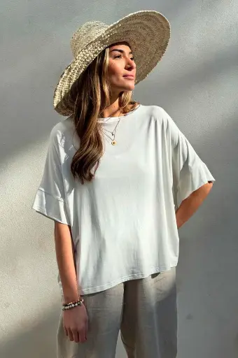 BYPIAS - T-Shirt Bamboo Oversized T-Paita 
