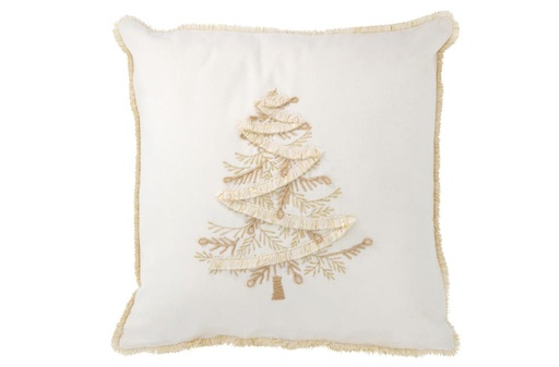 Coussin Hiver - Sapin Guirlande