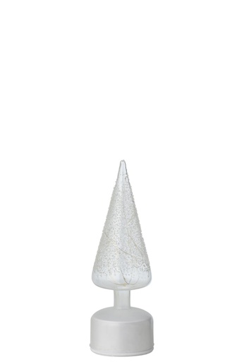 Sapin en Verre LED - Tournant (petit)