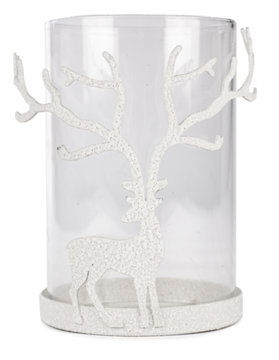 Photophore Renne Blanc - Petit