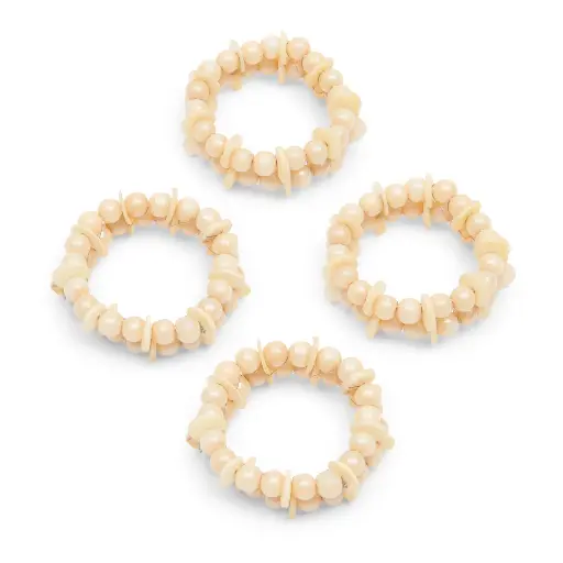 Rond de Serviette -  Pearl (4 pièces)
