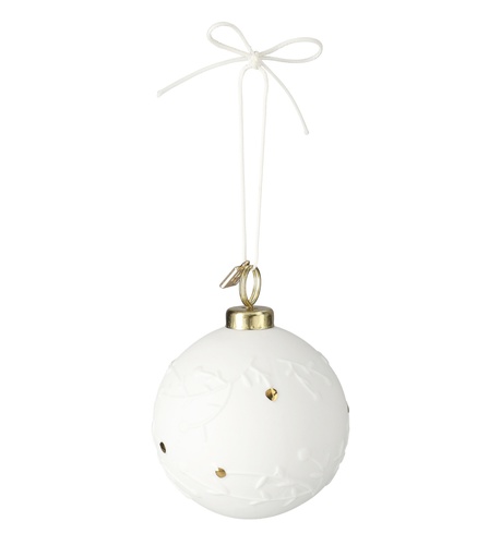 Boule de Noël en Porcelaine - Branches (6 cm)