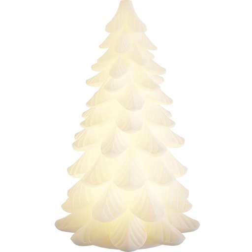 Bougie LED Blanc - Sapin (19 cm)