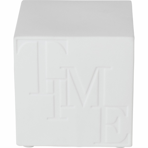 Lampe Cube en Porcelaine LED - Time to Start 