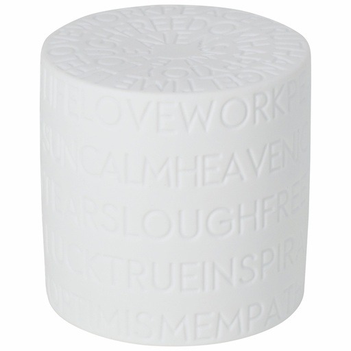 Lampe Cylindre en Porcelaine LED - Words