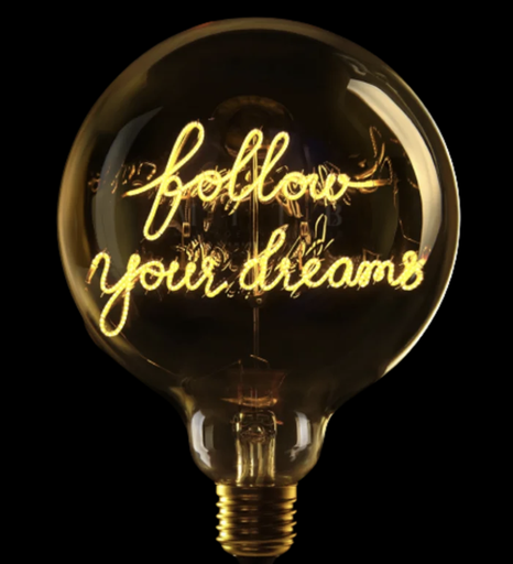 Ampoule Elio - Follow Your Dreams (ambrée)