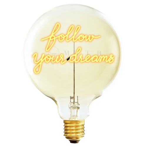 Ampoule Elio - Follow Your Dreams (ambrée)