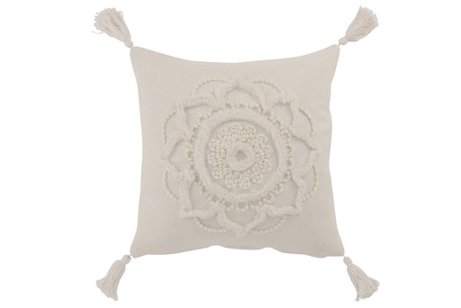 Coussin Fleur et Floches 