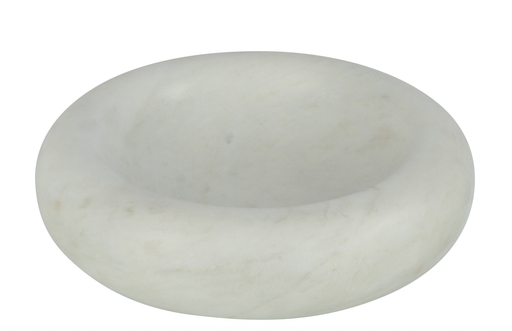 Plat en Marbre - Blanc