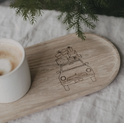 Mini Plateau de Noël - Voiture