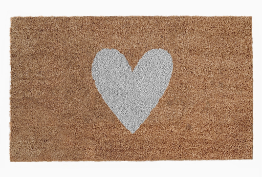Paillasson - Coeur Blanc