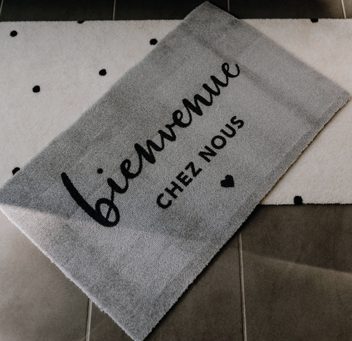 Paillasson Bienvenue - Gris