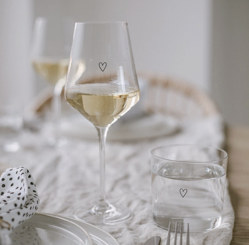 Verre à Vin Blanc - Coeur