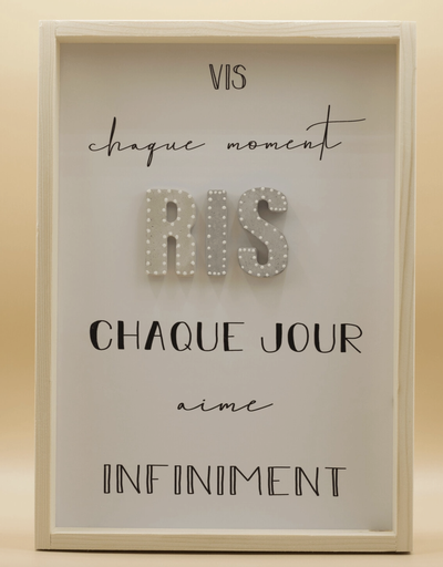 Tableau en Bois - Ris