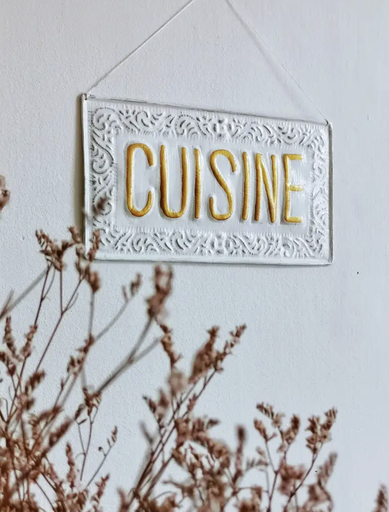 Plaque Décorative En Métal - Cuisine