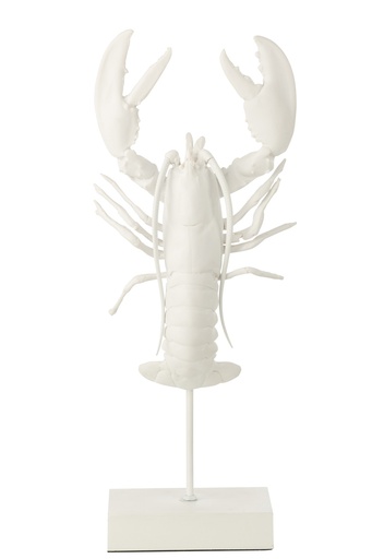 Homard Sur Socle - Blanc