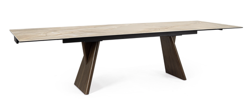 Table Ikkiam en Chêne Onyx (200/300 X 100cm)