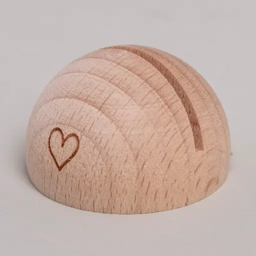 Porte-Carte Rond - Coeur