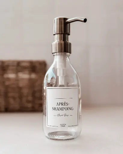 Flacon en Verre - Après-Shampoing