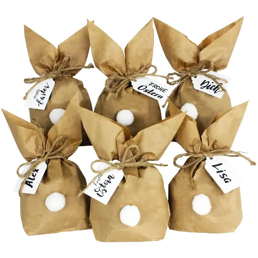 Kit de Pâques - Pochon Kraft (12p.)