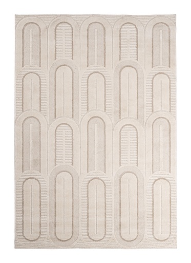 Tapis Crème Gris - Aniz (200x290)