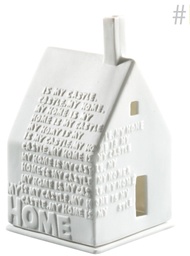 [70539] Photophore - Maison en Porcelaine Home