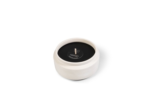 Bougie Outdoor - Bowl Mat Cream (petit)