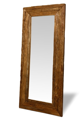 Miroir Donny en bois de teck
